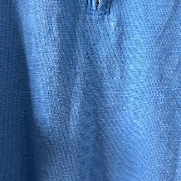 Peter Millar Blue Quarterzip Pullover Sweater Sweatshirt Golf Size XXL Long Slee - Picture 4 of 9